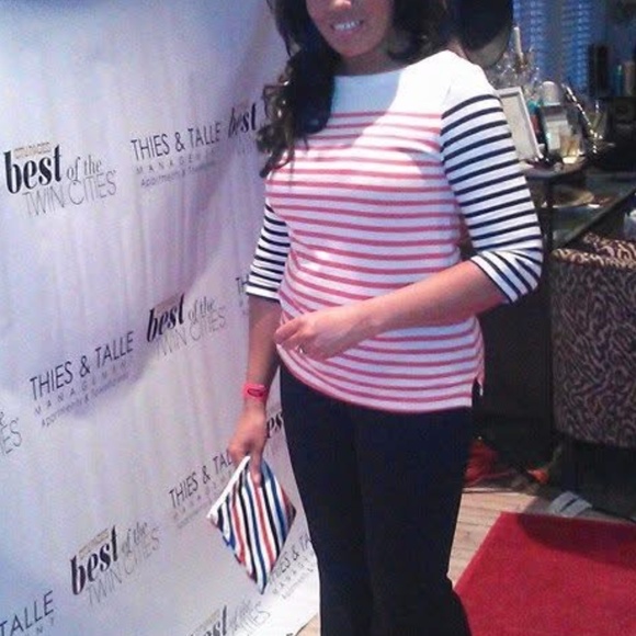 Old Navy Stripe Top Nautical vibes sz M - Picture 5 of 7